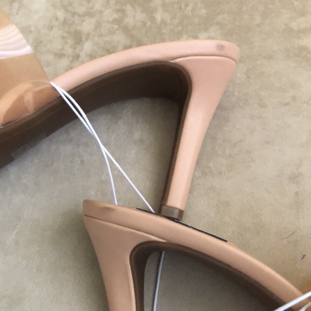 DKNY Bronx Clay Size 10 Mule Slides Heels 4” - Picture 6 of 7